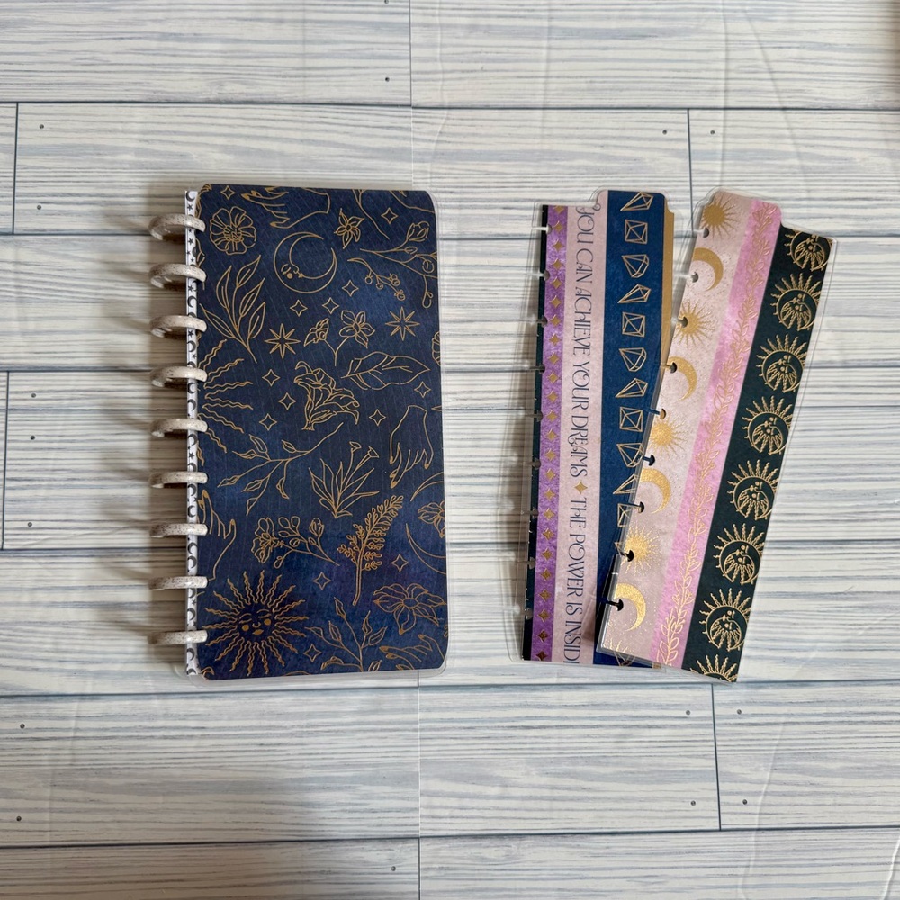 Planner skinny Classic size weekly layout undated celestial stargazer